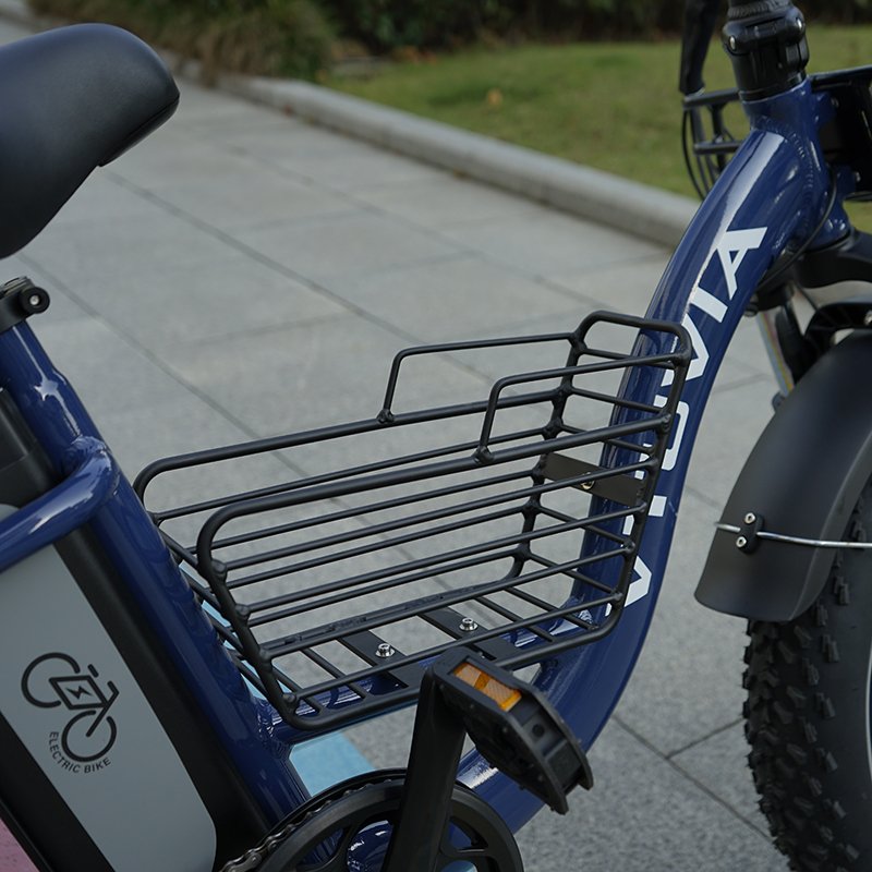 VTUVIA New design bicicletas electrica 36V 48V 250W 500W 750w 20inch fat tire step through electric city cargo snow bike