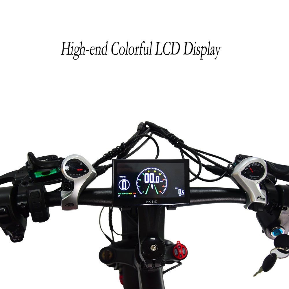 USA Warehouse 2000W Electric Bike 26inch Dual Motor ebike Pedal Assisted Large Colorful Display Fat Tire Electric Mountain Bike