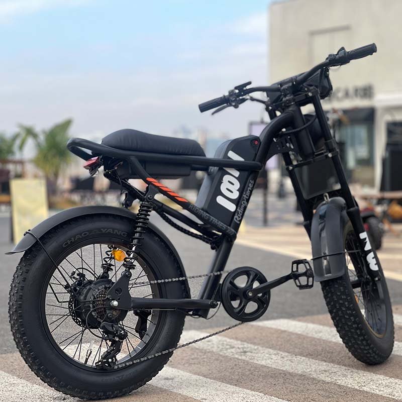 Riding'times Z8 60km long range fast speed ebike electric bicycle big tire fat MTB
