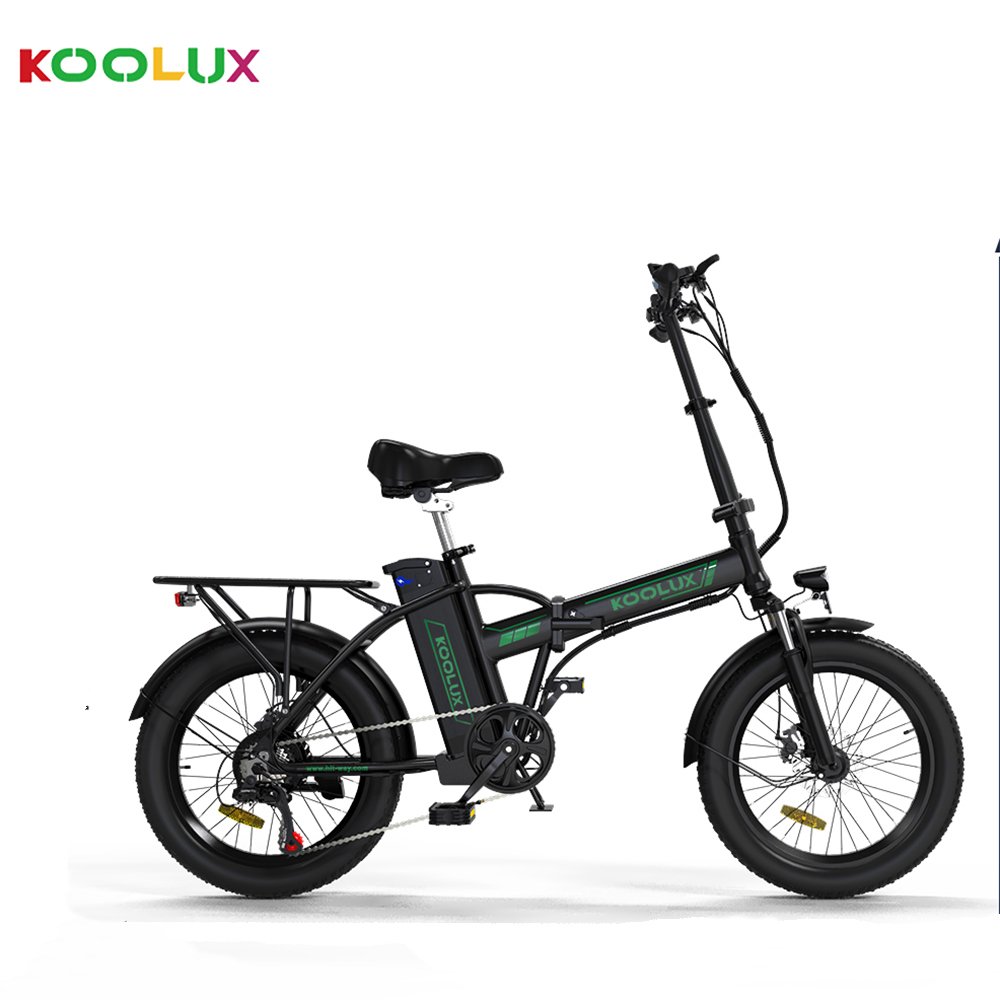 KOOLUX Folding Electric Bike 250w Fat Tyre 20 Inch Mini Foldable E-Dirt Bike Motor City dirt bike