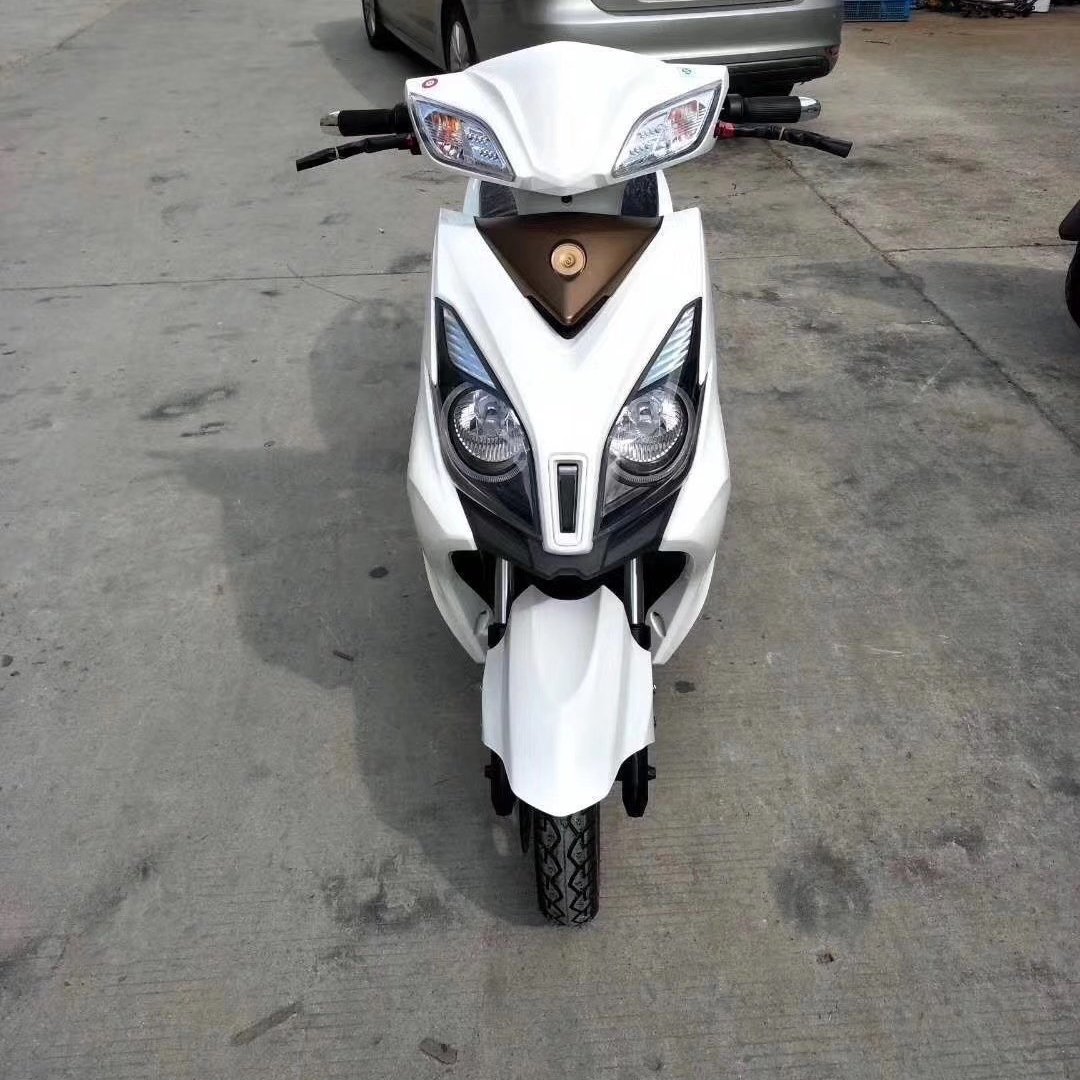 3000W 12 Inch Wheels Scooter Electric Motorcycle Sportbike with 80kmh and 72V 40AH Removable Lithium Battery