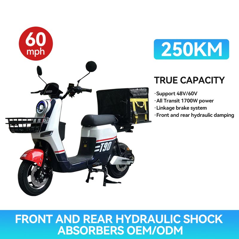 Best Selling China New 1700W 1500W Powerful Electric Motorcycles with Lithium Battery Powered City Electric Bike for 2 Person