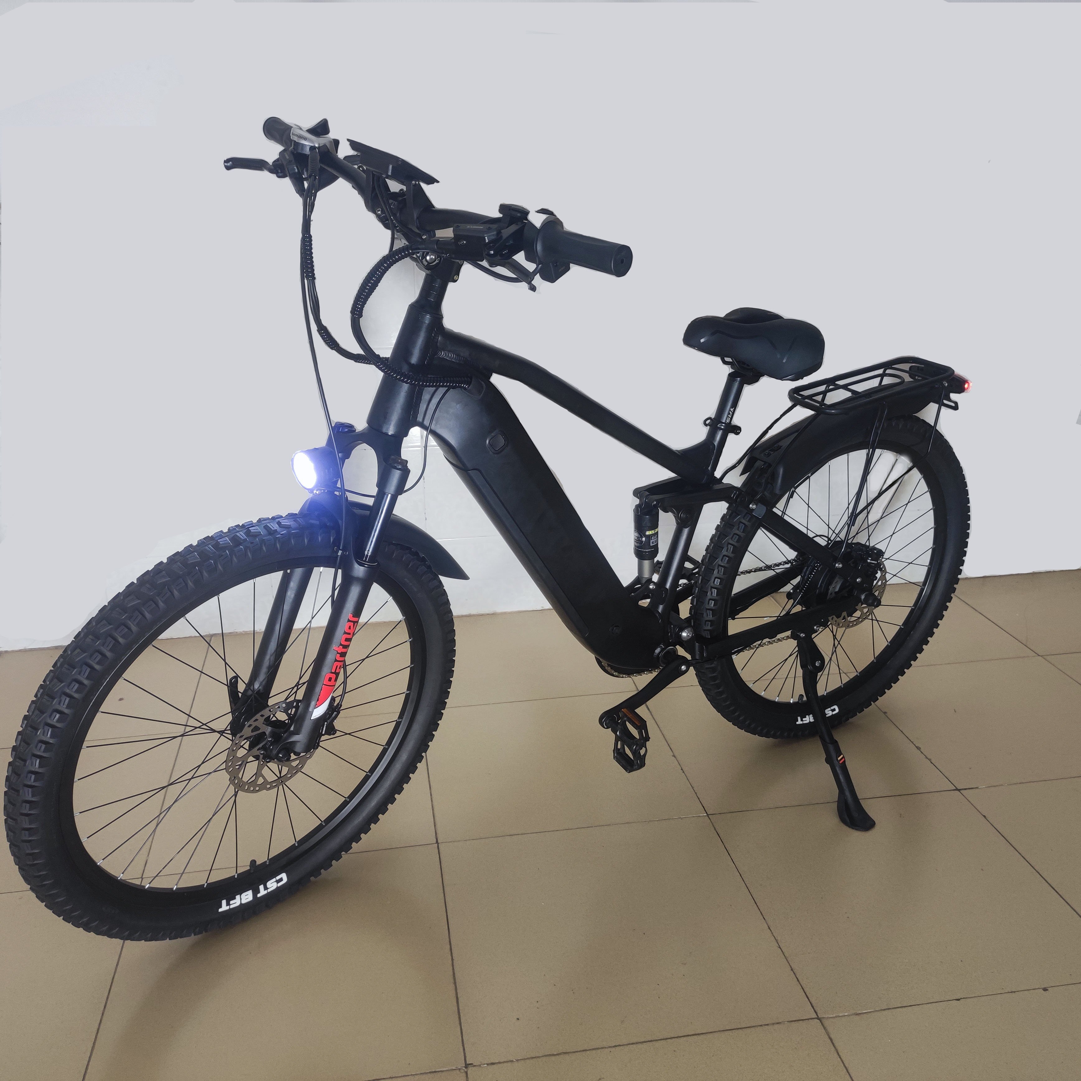 1000W Electric mountain Bike 52V 21Ah 21speed 27.5x2.4 Bearing suspension Oil Brake 65Kmh Aluminum Alloy frame fast Road ebike