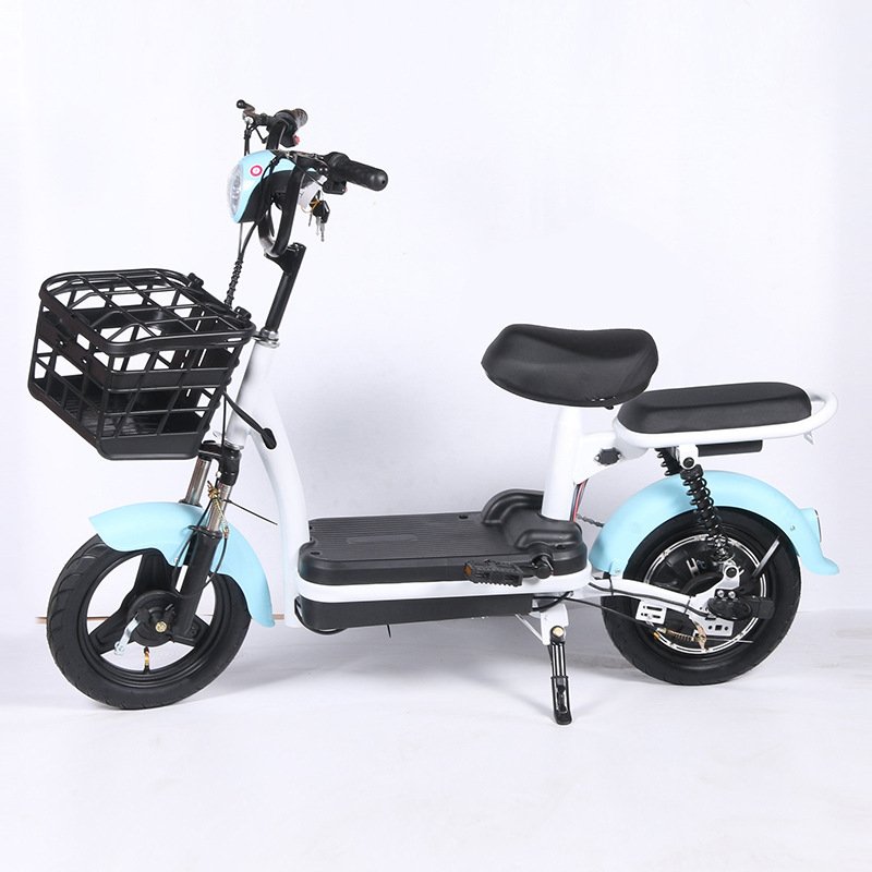 Factory Wholesale High Quality Electric Bicycle New Design 48v 12ah Fat Tire 14inch Electric City Bike For Adult