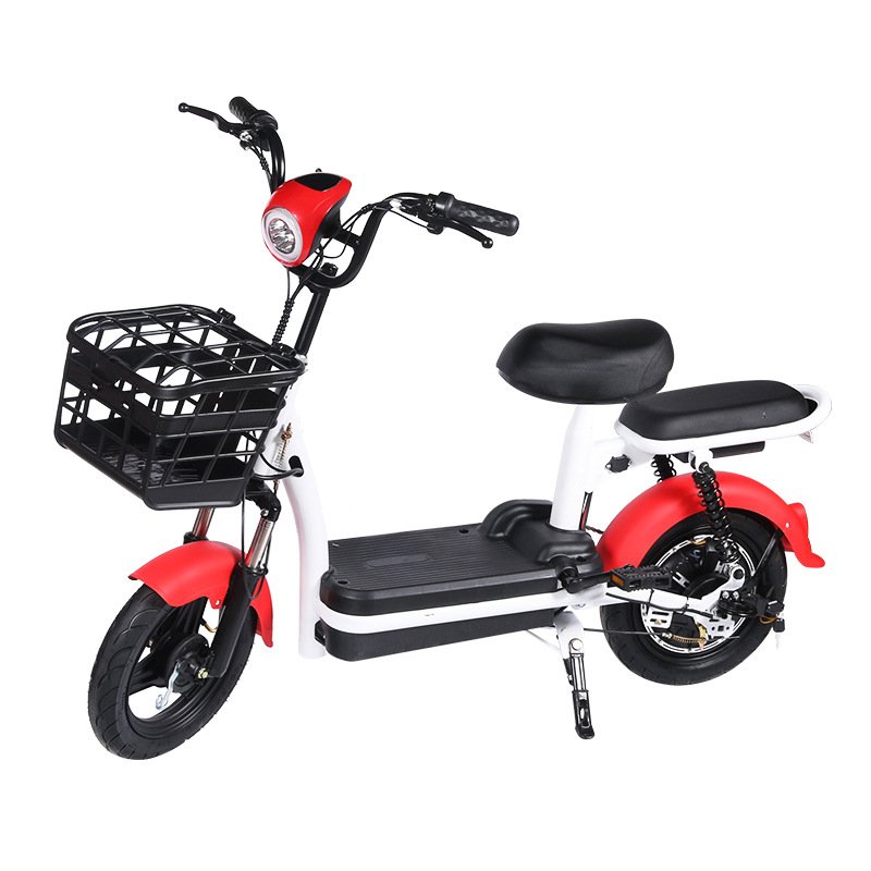 Factory Wholesale High Quality Electric Bicycle New Design 48v 12ah Fat Tire 14inch Electric City Bike For Adult