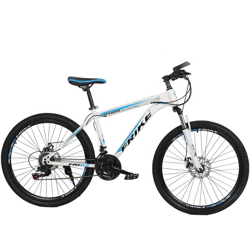 Professional 26 inches carbon steel Shock absorption double disc brake adults bicycle Variable 27 speeds city mountain bike
