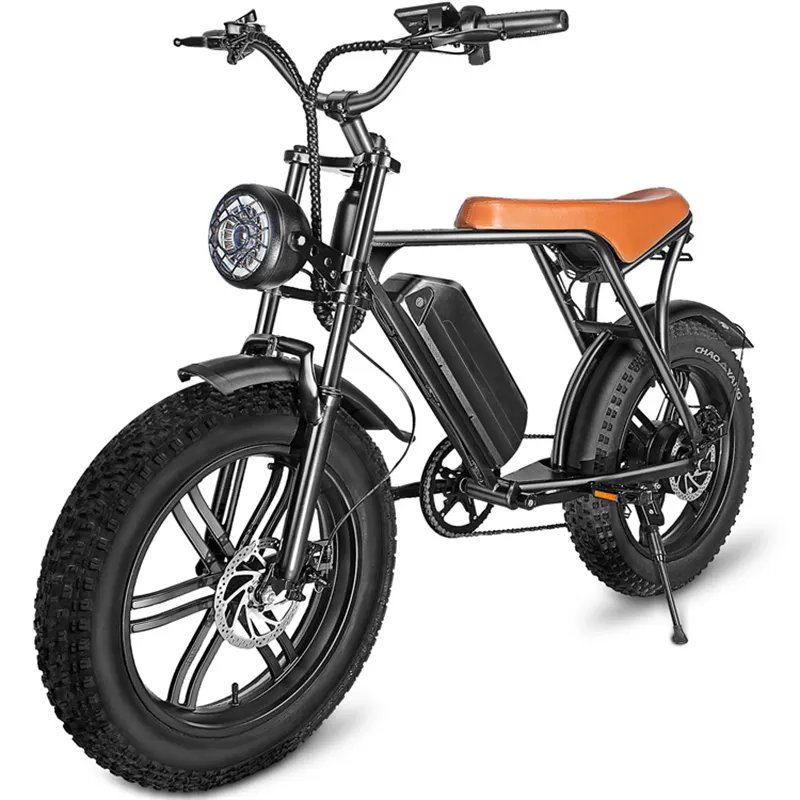 Warehouse Ready Stock V8 Electric Bike 1000w 20inch Fat Tire E-bike 250w Urban Electric Bicycle EU USA Adult Fatbike 25km/h 48V