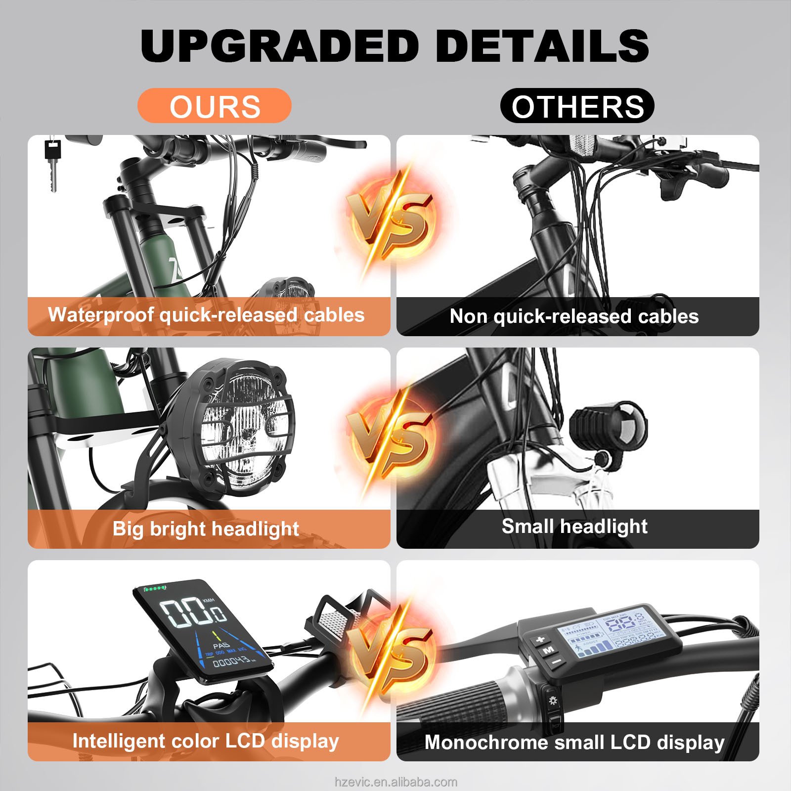 US Warehouse Electric Mountain Bicycle E Mtb Off-road Fat Tire 2000w 26 Inch electric bikes for adults