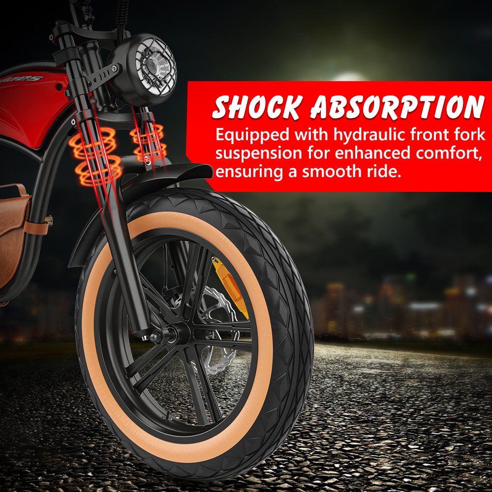 UL2849 bike 48v Electric Hybrid Bike Hidoes B10 Beach Fat Tire E-bike Emtb Retro 1000w Electric Bicycle