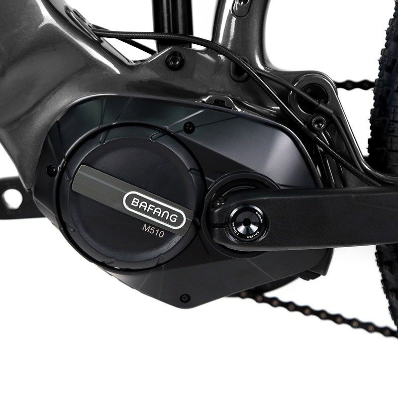 Bafang M510 250 Watt Electric Mountain Bike Lightweight 36/48 Volt 12 Speed Central Drive for Adults