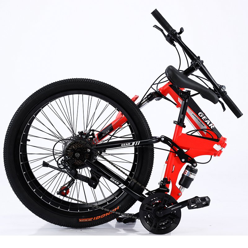OEM 20 inch folding bike mountain bike full suspension foldable bicycle with High Carbon Steel Frame MTB for adults