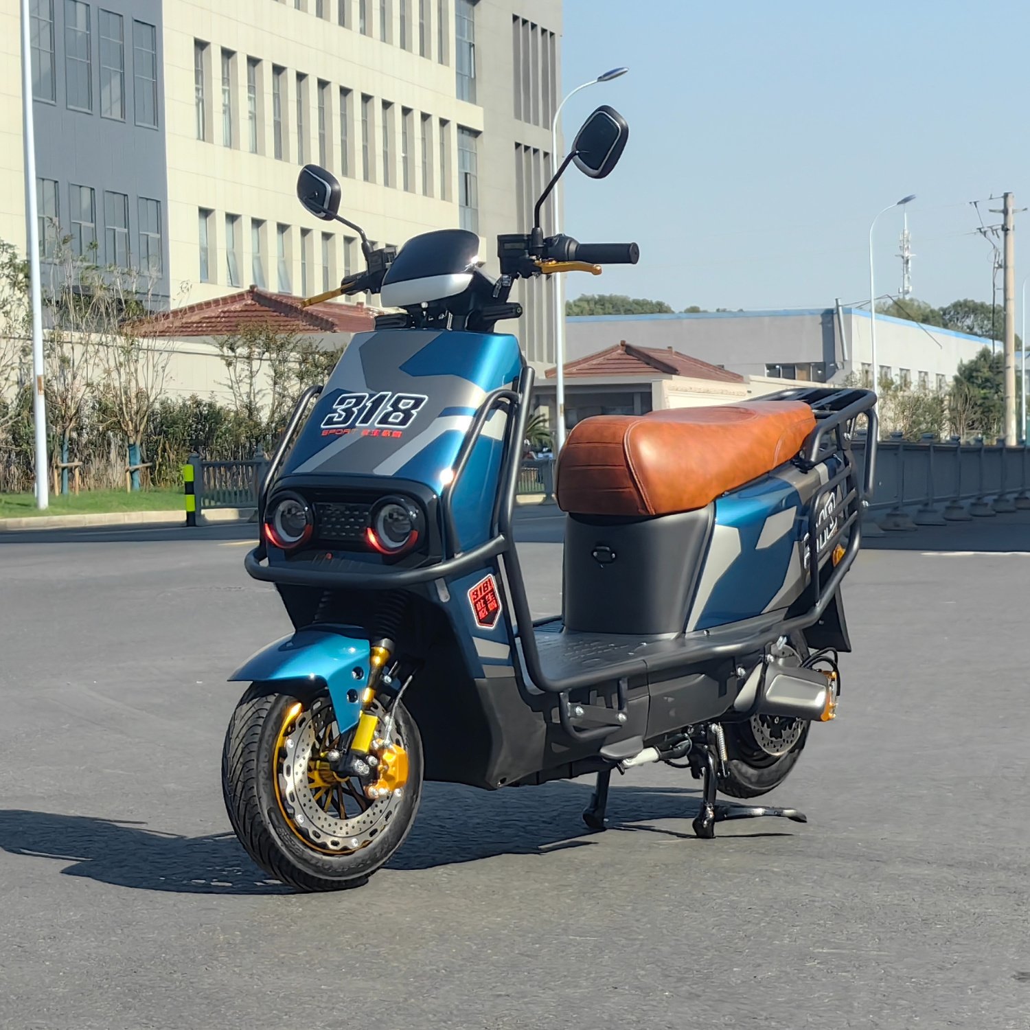 Outstanding Quality Custom Electric Off Road Scooter Sportbikes 40-60km/h 1200W 72V Two-Wheeled Adult Electric Motorcycles