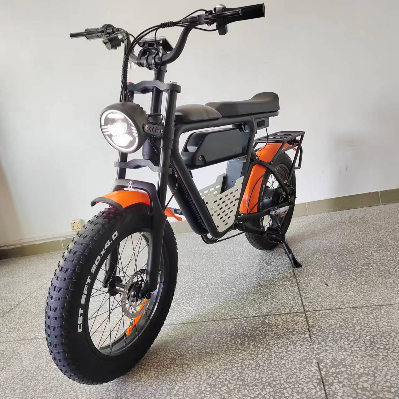 Electric city Bike Bafang Motor 1000W 48V22Ah Korea Battery cells Hydraulic Brake Full Suspension Fat Tire Electric Bike