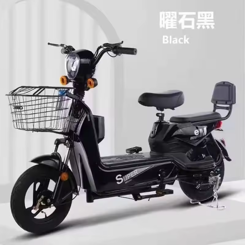 Hot selling 500W 14-inch tires men's and women's urban electric bicycles Lead acid battery 48v adult electric bicycles