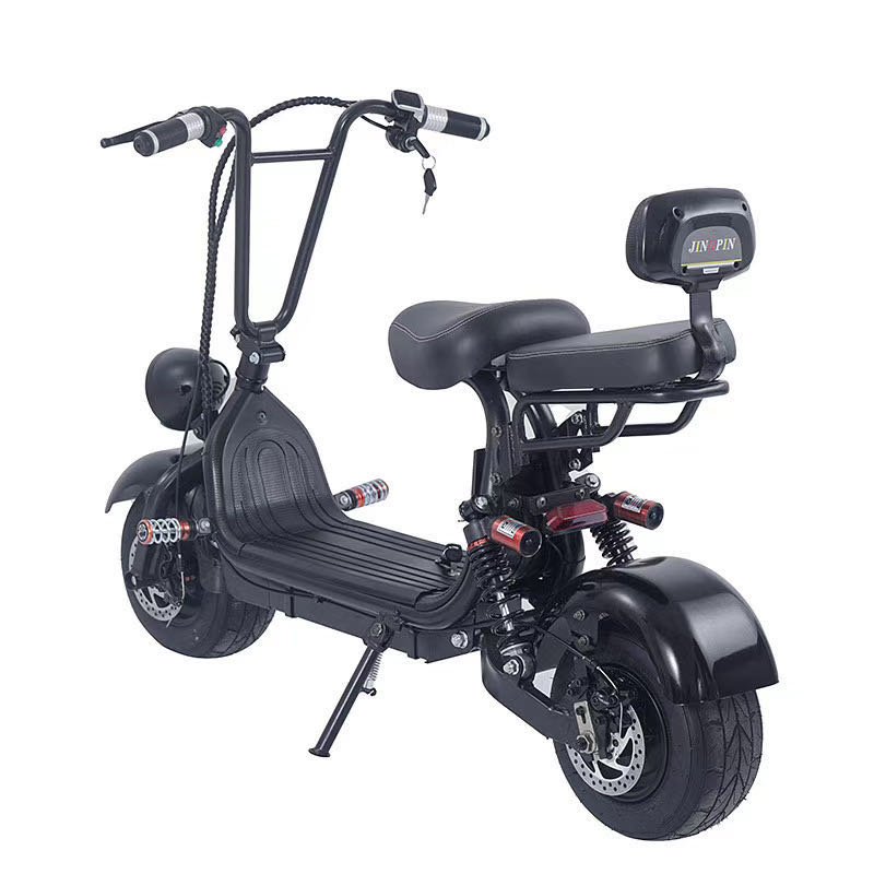 Steel Frame Electric Scooters Battery Removable Chopper Frame Fat Tire Electric Citycoco