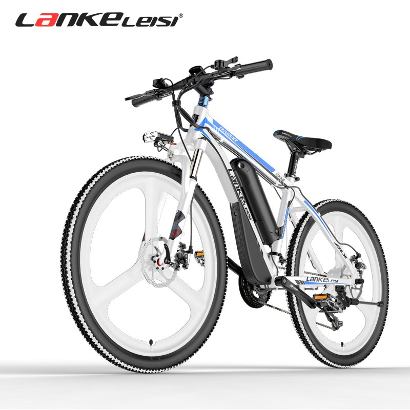 LANKELEISI MX3.8 21 Speed electric mountain bike e bike 500w 48V 10ah lithium battery ebike 26 inch electric bicycle
