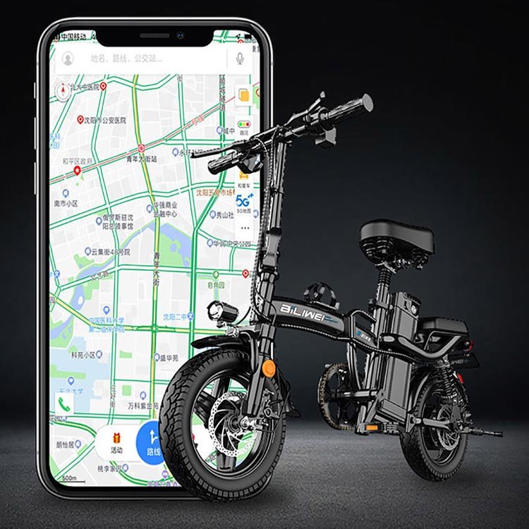 Mini Folding Electric Bicycle 400W 48V 8AH 14 Inch Electric City Bike Foldable electric bicycle