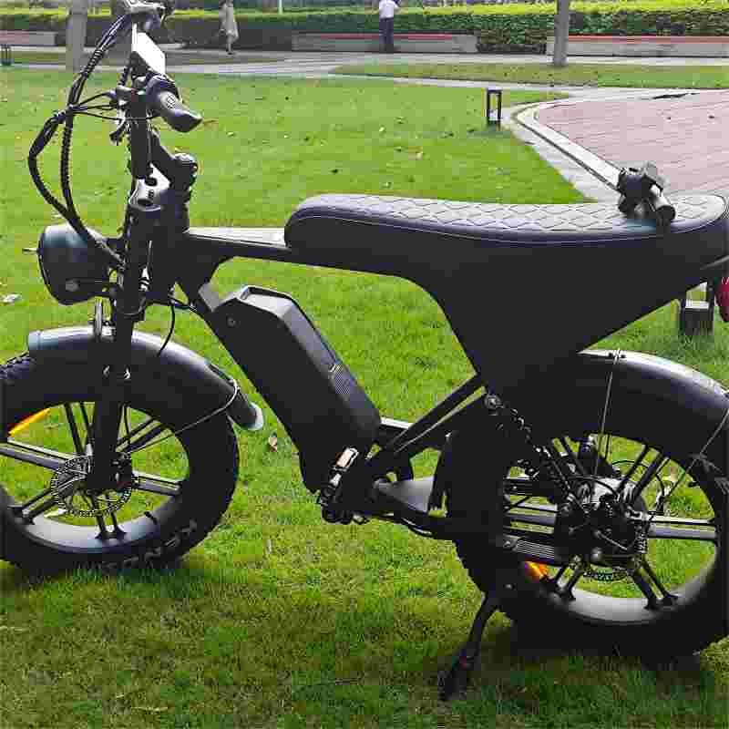 Dropshipping EU US Warehouse Mountain Fat Tire Electric Bicycle V8 Pro Plus Ebike 750W Off Road Electric Bike For Adult