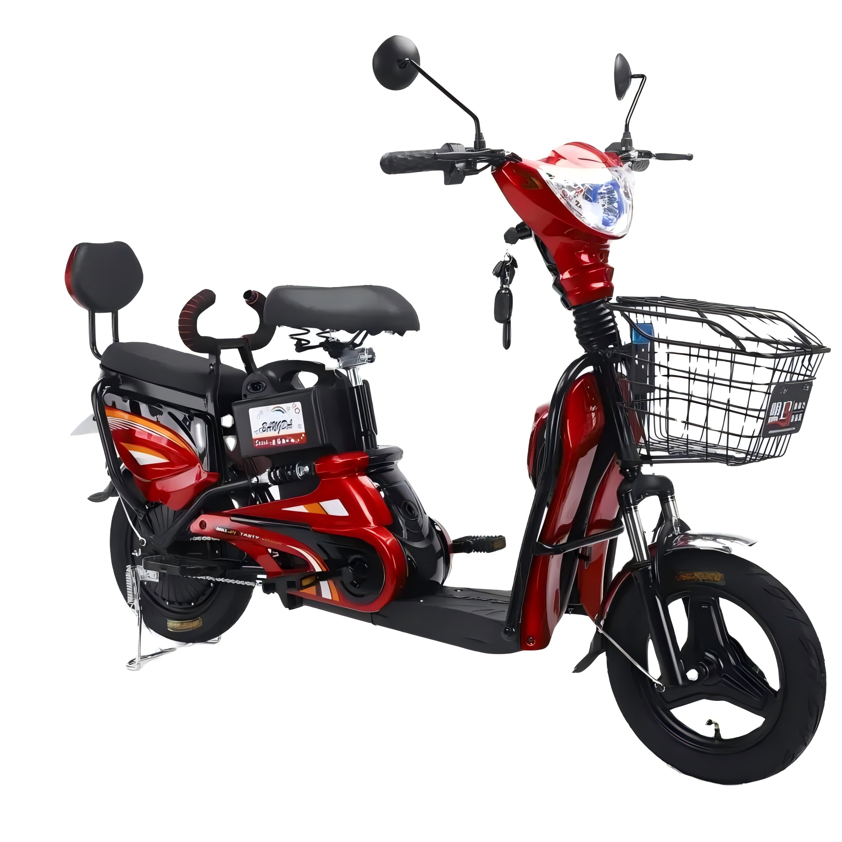 Well Exported 48V 36V Range Electric City Bike 350W 500W Power with 12 Speeds Brake Line System Lead-Acid Battery Type Ebike