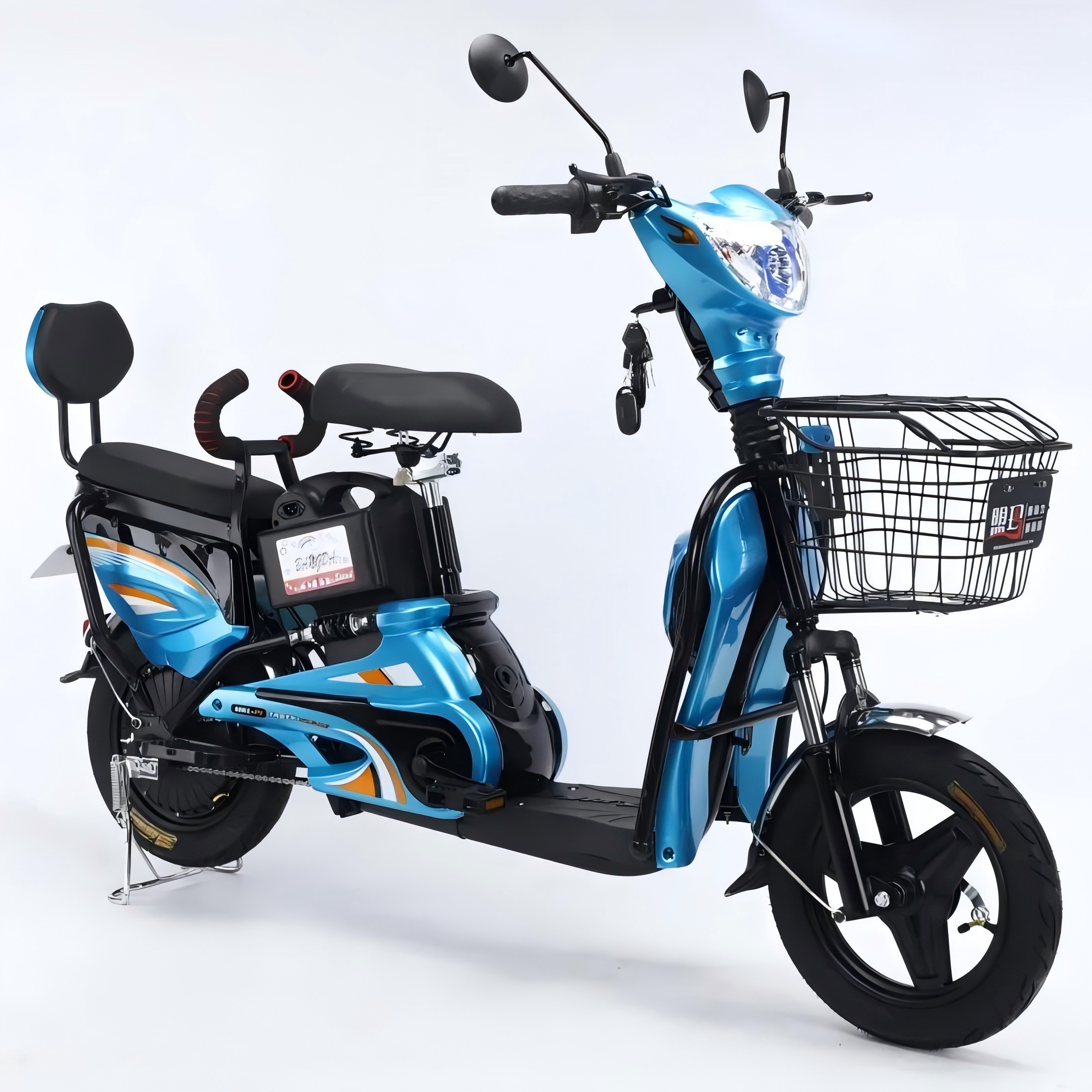 Well Exported 48V 36V Range Electric City Bike 350W 500W Power with 12 Speeds Brake Line System Lead-Acid Battery Type Ebike