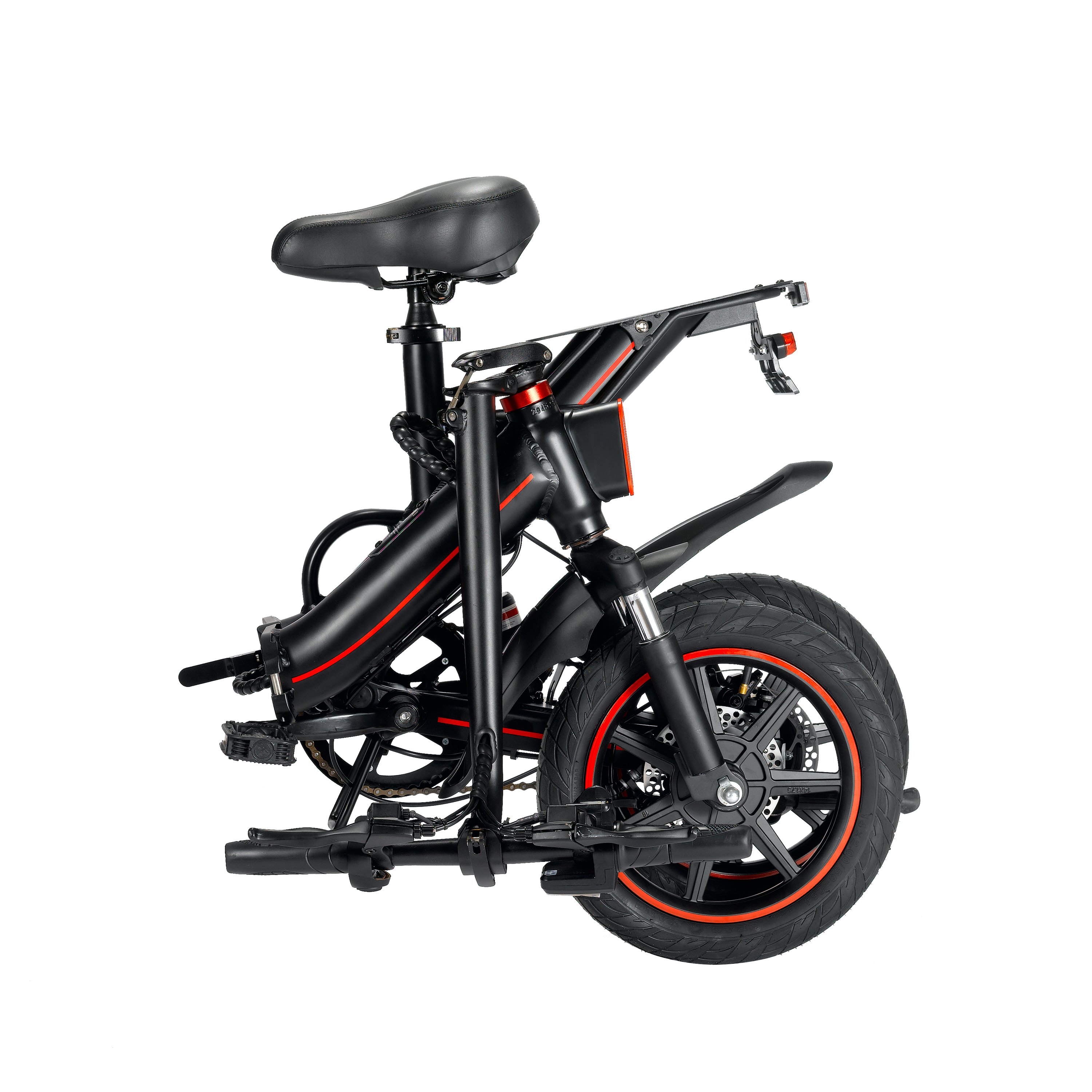 New 2022 EU Warehouse V5 500W 14-inch Folding Electric Bike Pedal Assist Electric City Bike Electric Bike
