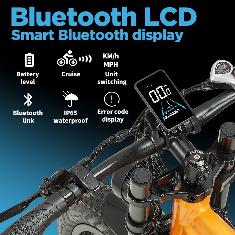 26 Inch Fat Tire Electric Mountain Bike Hydraulic Disc Brake 48V 20Ah Mountain Ebike Dual 1000W Electric Bicycle