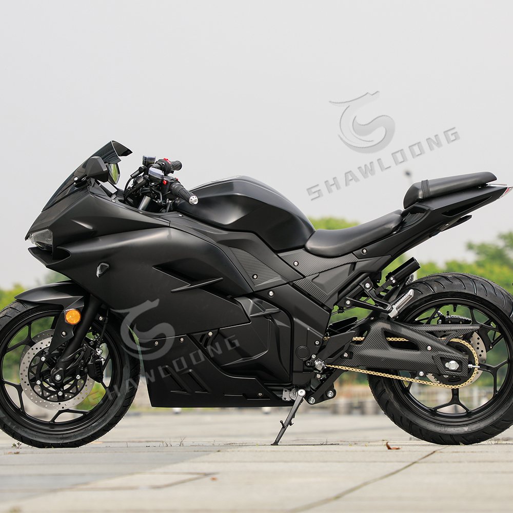 DOT Approved 15000W Racing Electric Motorcycle for Adults 150km/h Speed with Mid Drive Motor for Russia