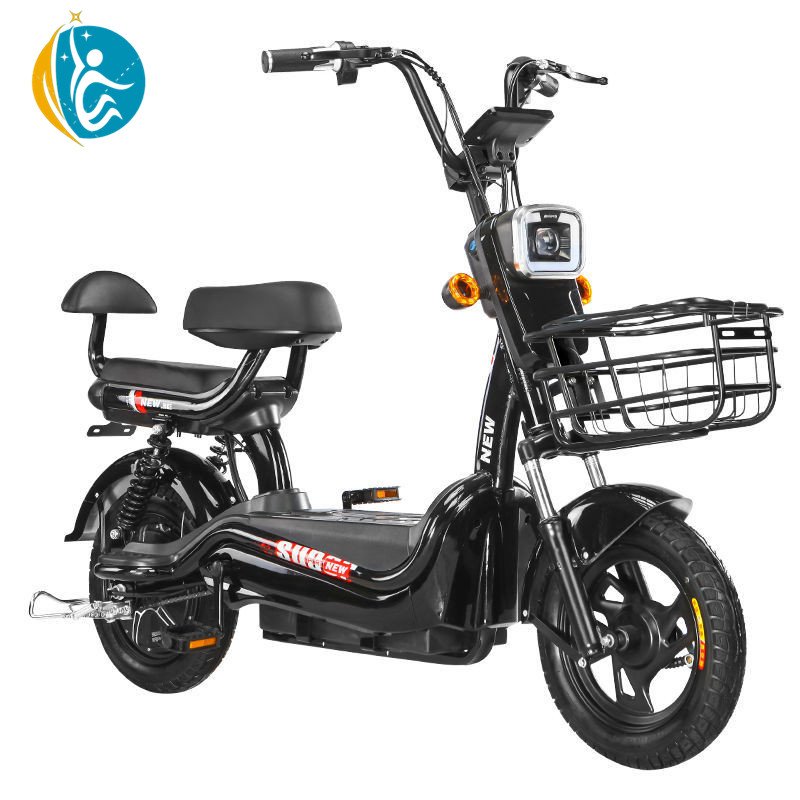 14-Inch High Carbon Steel City E-Bike with 500W Battery Factory Outlet Electric Bike