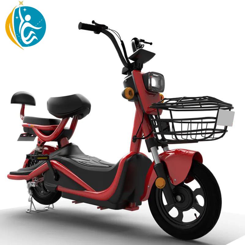 14-Inch High Carbon Steel City E-Bike with 500W Battery Factory Outlet Electric Bike
