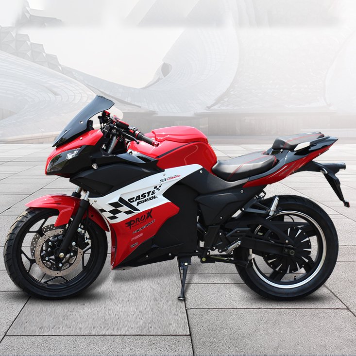 Adult Cycling competition mountain biking, city drag racing 96V 6000W electric motorcycle