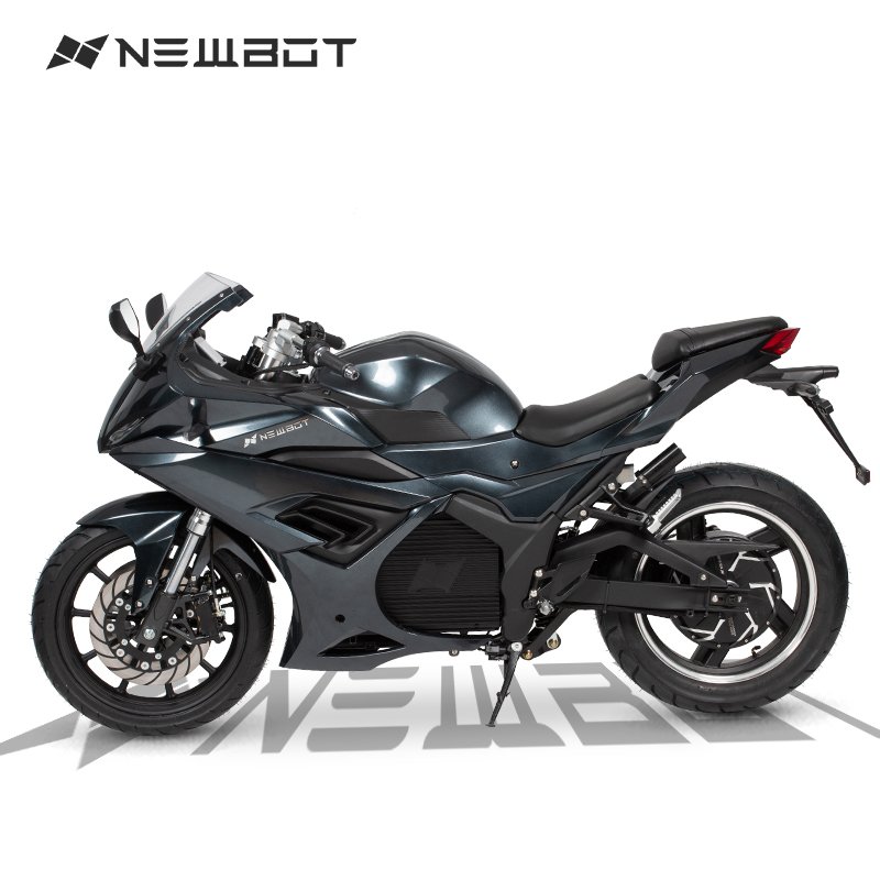 Newbot EEC COC Storm 5000W 72V 102Ah Gray Superbike High speed Electric Motorcycle Motor Roller Sportbike