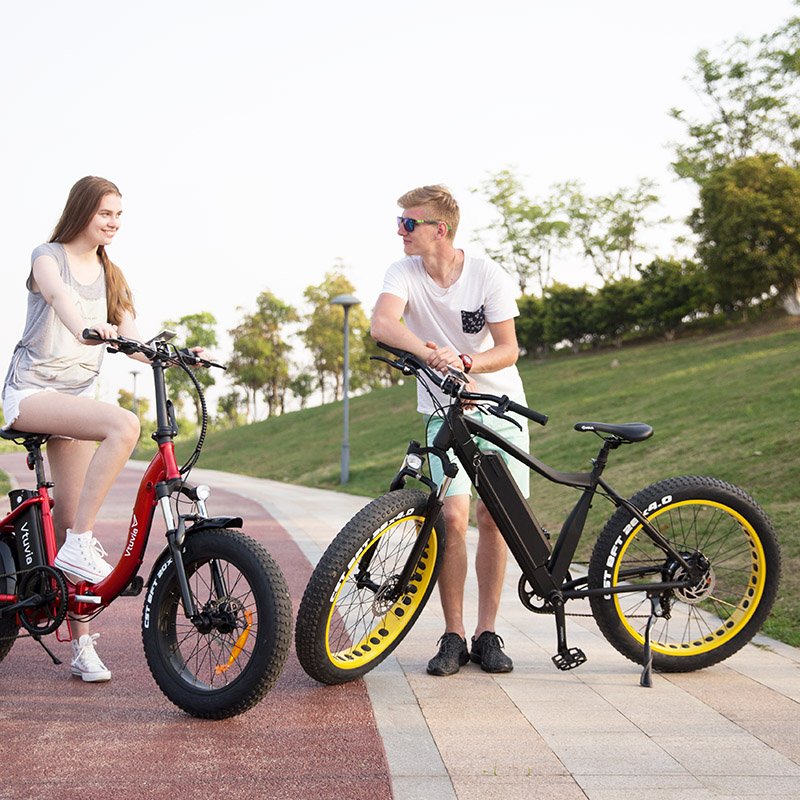 VTUVIA Electric Powerful Bicycle 26'' Fat Tire Bike 250W 750W 48V 13AH Battery EBike Moped Snow Beach Mountain Ebike Throttle