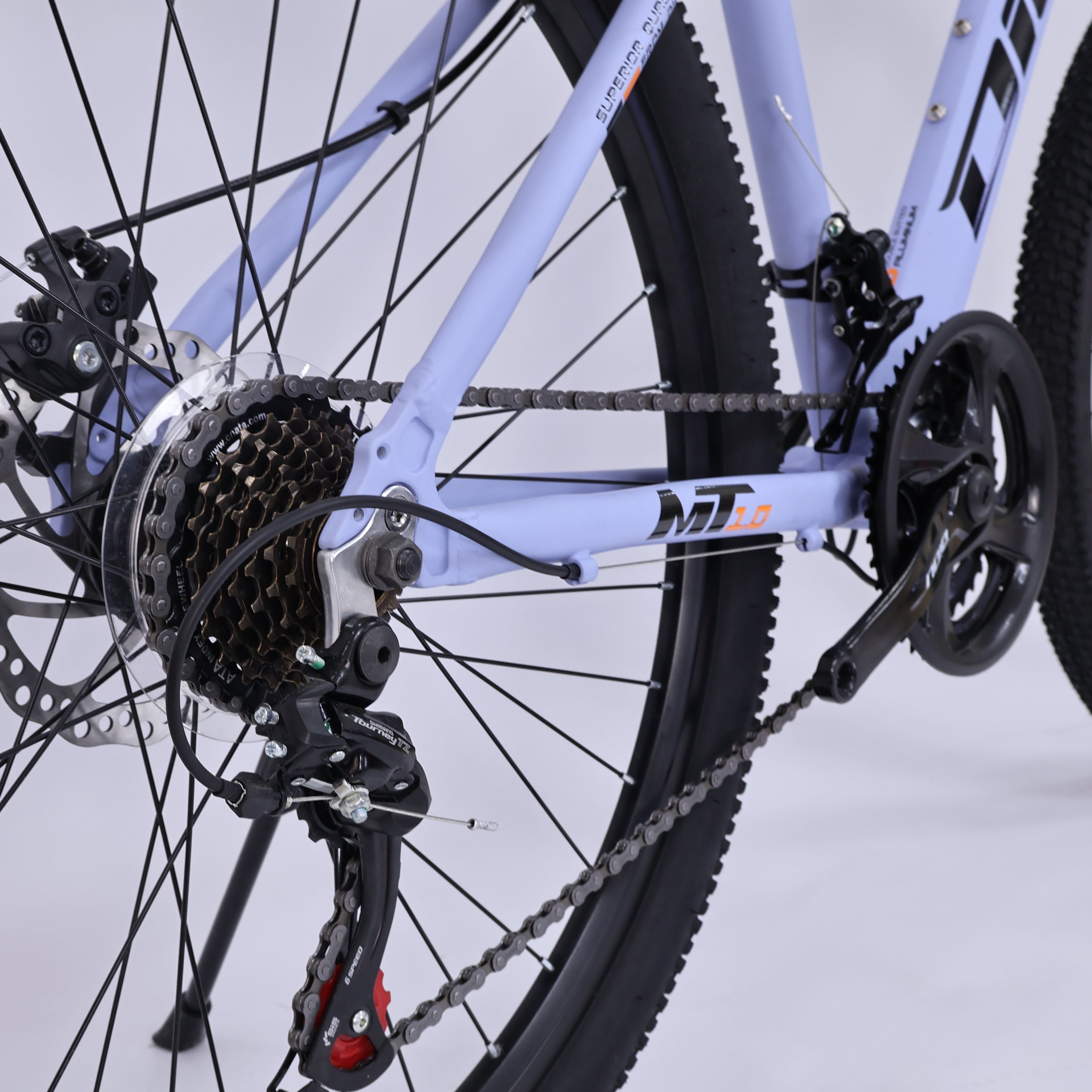 DIOU High Quality 21 Speed MTB Mountain Bikes Aluminum Bike with Mechanical Disc Brake Steel Fork Bead Pedal
