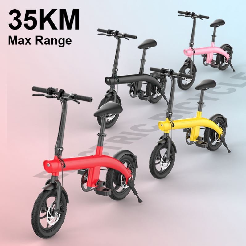 Original Factory Kixin H2 36v 250w E-bike Mountain Folding Electric Bicycle Bike E Bicycle Ebike E Bike With Lithium Battery