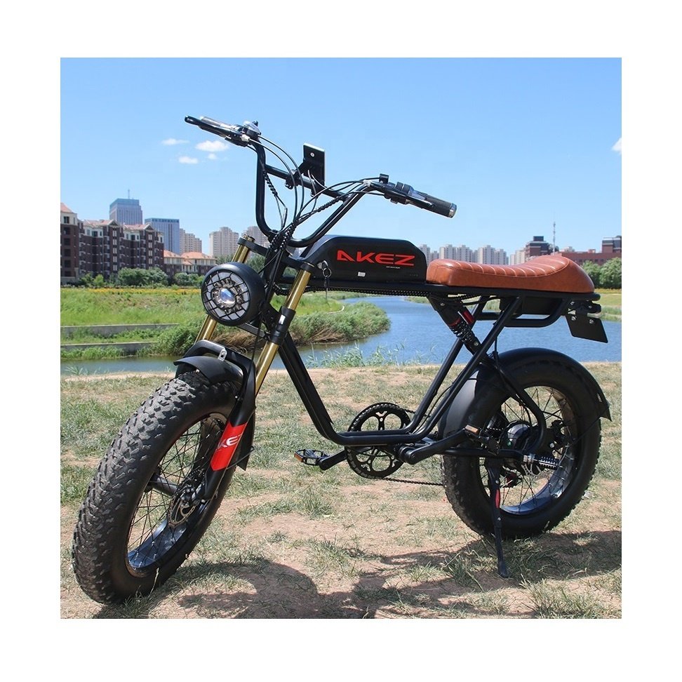 New Arrival Akez 20 Inch Sur Ron 13Ah/26Ah Electric Fat Tire City Mountain E Dirt Hybrid Bike Electric Motorcycle Bike Ebike