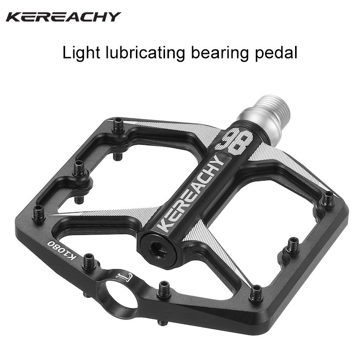 KEREACHY wholesale custom multi-color mountain bike ultra light non-slip pedal aluminum alloy 3 bearing pedal bike accessories