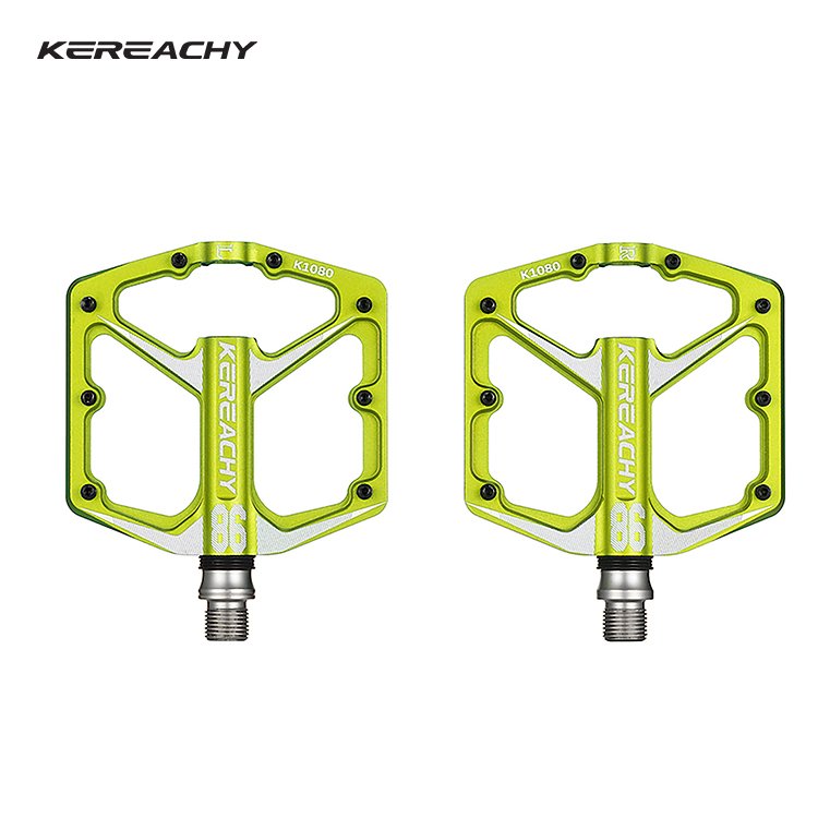 KEREACHY wholesale custom multi-color mountain bike ultra light non-slip pedal aluminum alloy 3 bearing pedal bike accessories