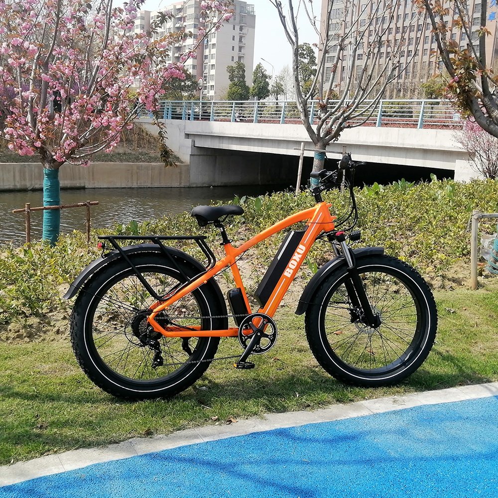 longest range 26 inch e-bike mtb 48v e cycle all-terrain fat tire ebike 750w mid drive electric mountain bike