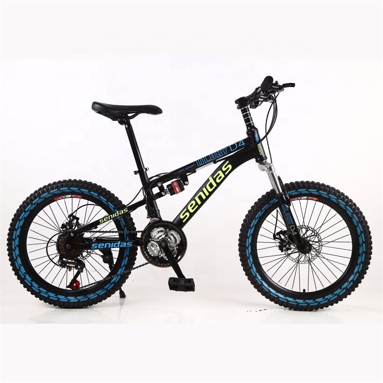 The most popular style cool kids mountain bicicle 20 inch colorful design tyre double suspensions boy mountain bike