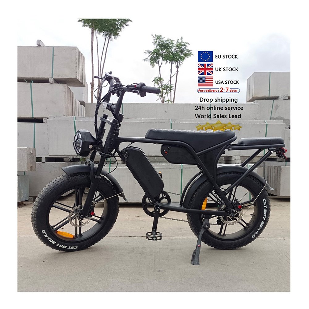 250W Double battery ebike off road mountain electric bicycle City Fatbike electric bike OUXI V8 Max