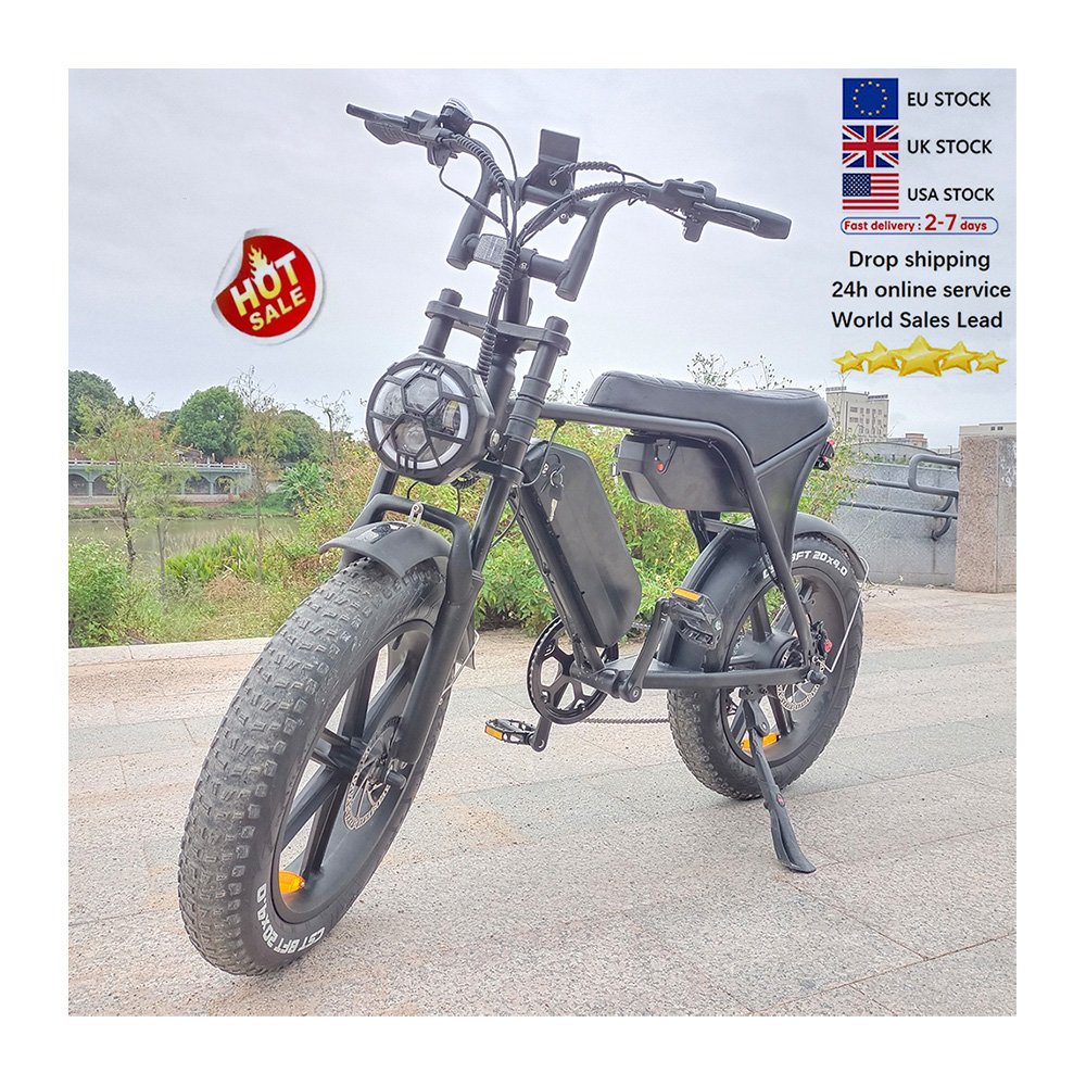 250W Double battery ebike off road mountain electric bicycle City Fatbike electric bike OUXI V8 Max