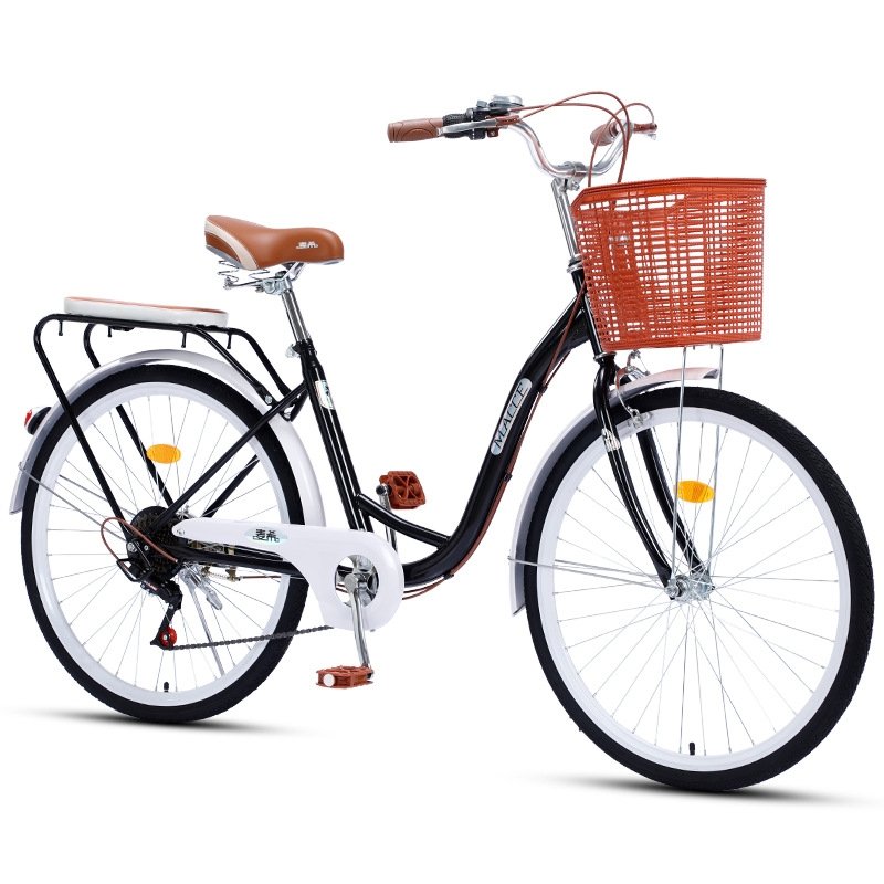 Lady bicycles 24" 26" new model multi 7 gears bicycle 7 speed lady bike/ city bike with 7 speed for hot sale