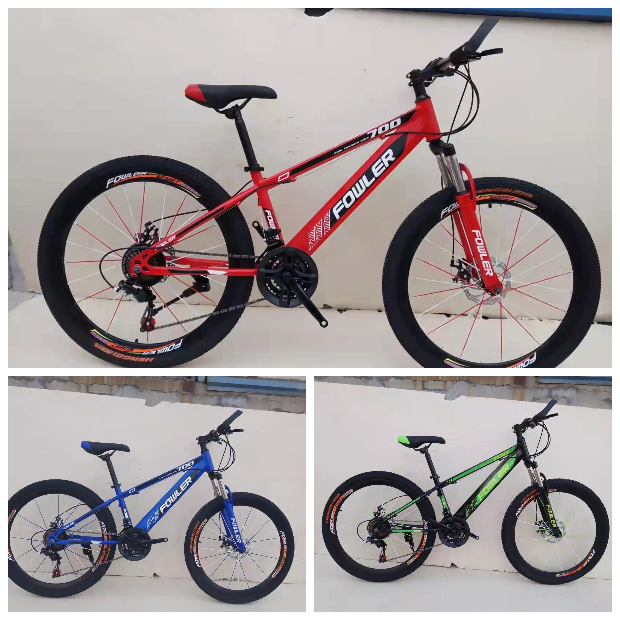 Hot selling Straight children mountain bike 24" primary and secondary school students adult speed racing bicycle outdoor sports