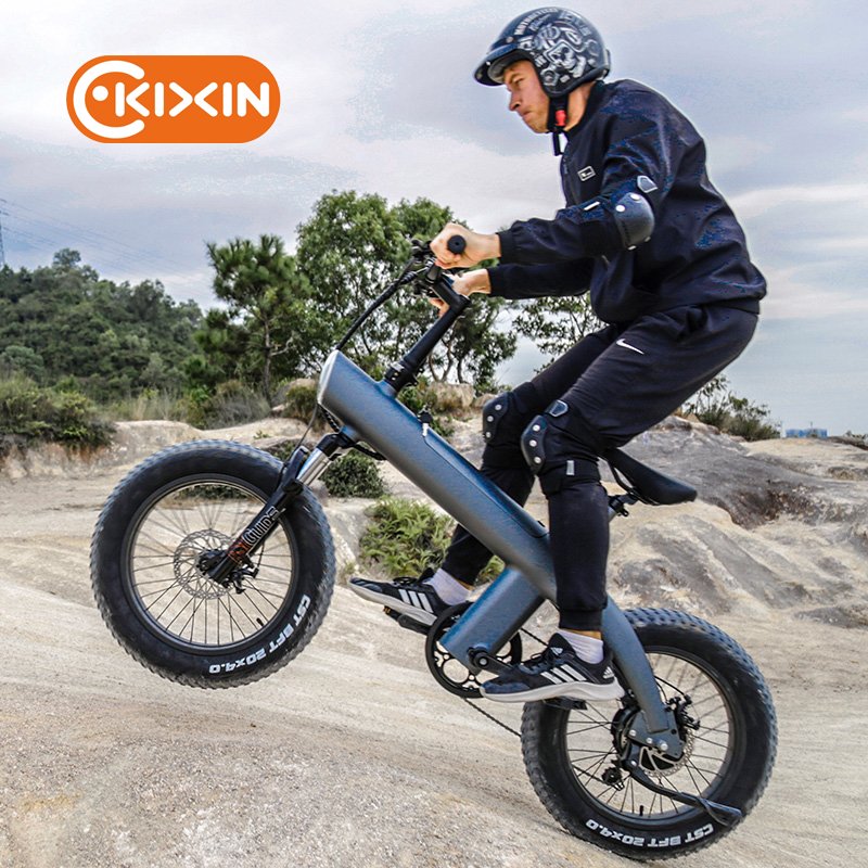KIXIN OEM/ODM Factory 20inch 750w 50mph Folded E-bike Electric Bicycle Fat Tire Off Road City Ebike Mountain Dirt Electric Bike