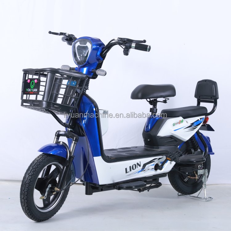 Y2-GE Cheap 2 seat Motorbike 350W 500W 48V battery e bike with 2 wheel electric City bike Road Ebike scooter bicycle for adult