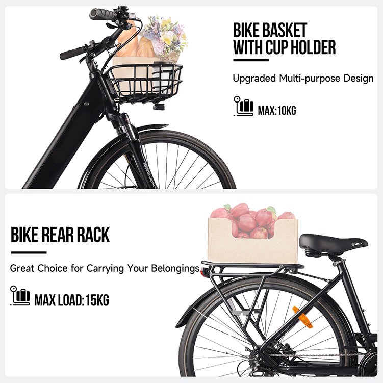 Hot selling Hidoes 20 inch mountain bike HD B10 Single Speed Electric City Bike Emtb fat Hybrid bicycle for man