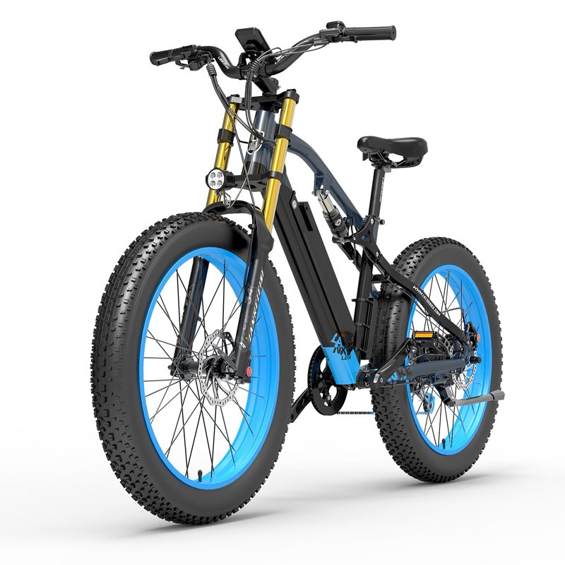 EU warehouse stock LANKELEISI RV700 26 inch electric mountain bike fat tire bike 48v 16ah ebike 1000w electric bicycle