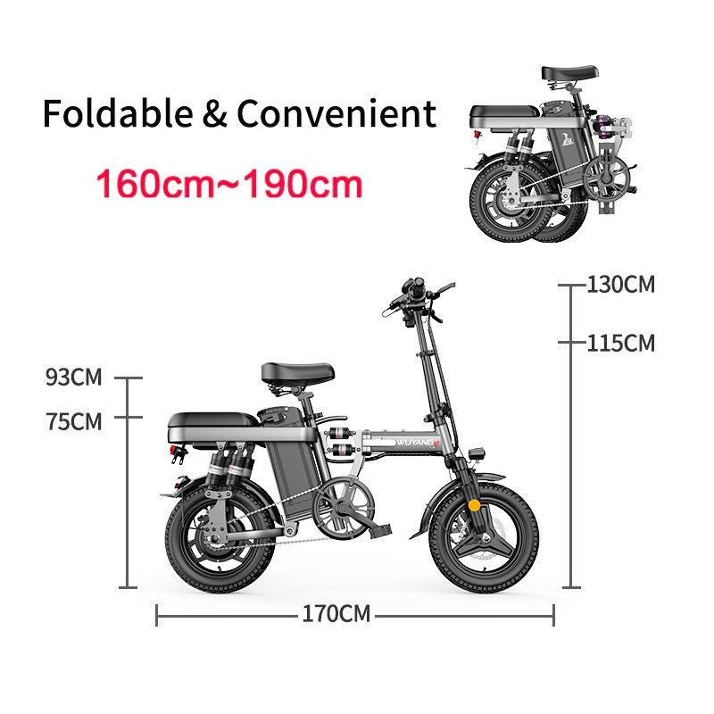 Factory direct sale mini size Folding Electric bike city bike for students and adults 14 inch quality certification E-bike