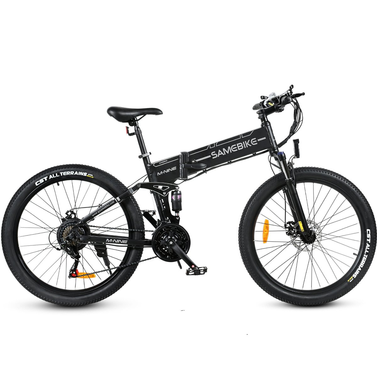 Samebike LO26-2-FT City Bike 48V 750W Powerful Rear Hub Motor Lithium Battery Frame 750W Ebike for Road Use Aluminum Material