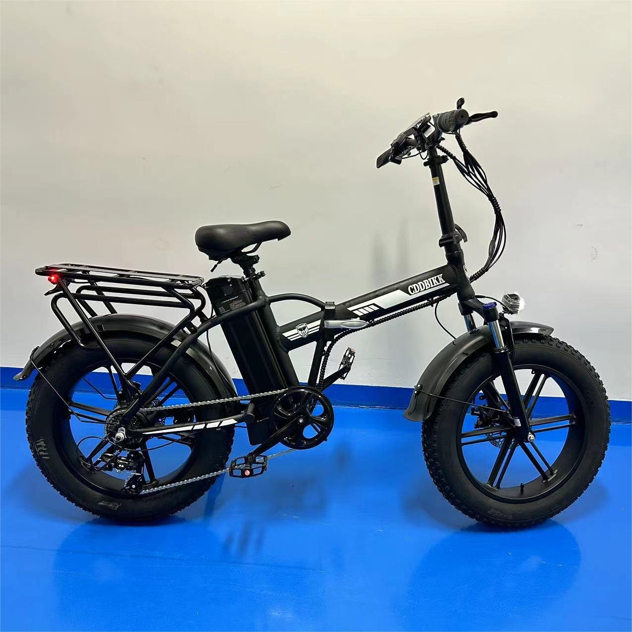 20 Inch 48v 750w 1000w Ebike Foldable Fatbike with 7 Speeds City Road Adults folding electric bike bicycle e bike